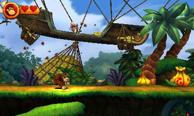 Foto (Reprodução): Nintendo anuncia Donkey Kong Country Returns 3D para o Nintendo 3DS.