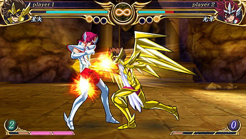 Saint Seiya Omega jogo psp rodando no Android *0* amo de maisss