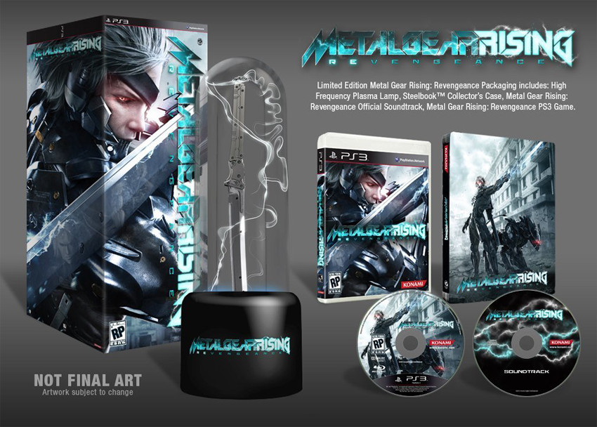 Foto (Reprodução): Edição Limitada de Metal Gear Rising.