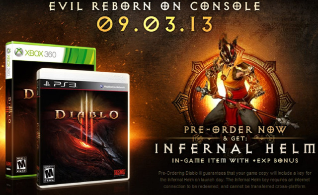 Foto (Reprodução): Diablo 3 chega aos consoles no dia 3 de Setembro.